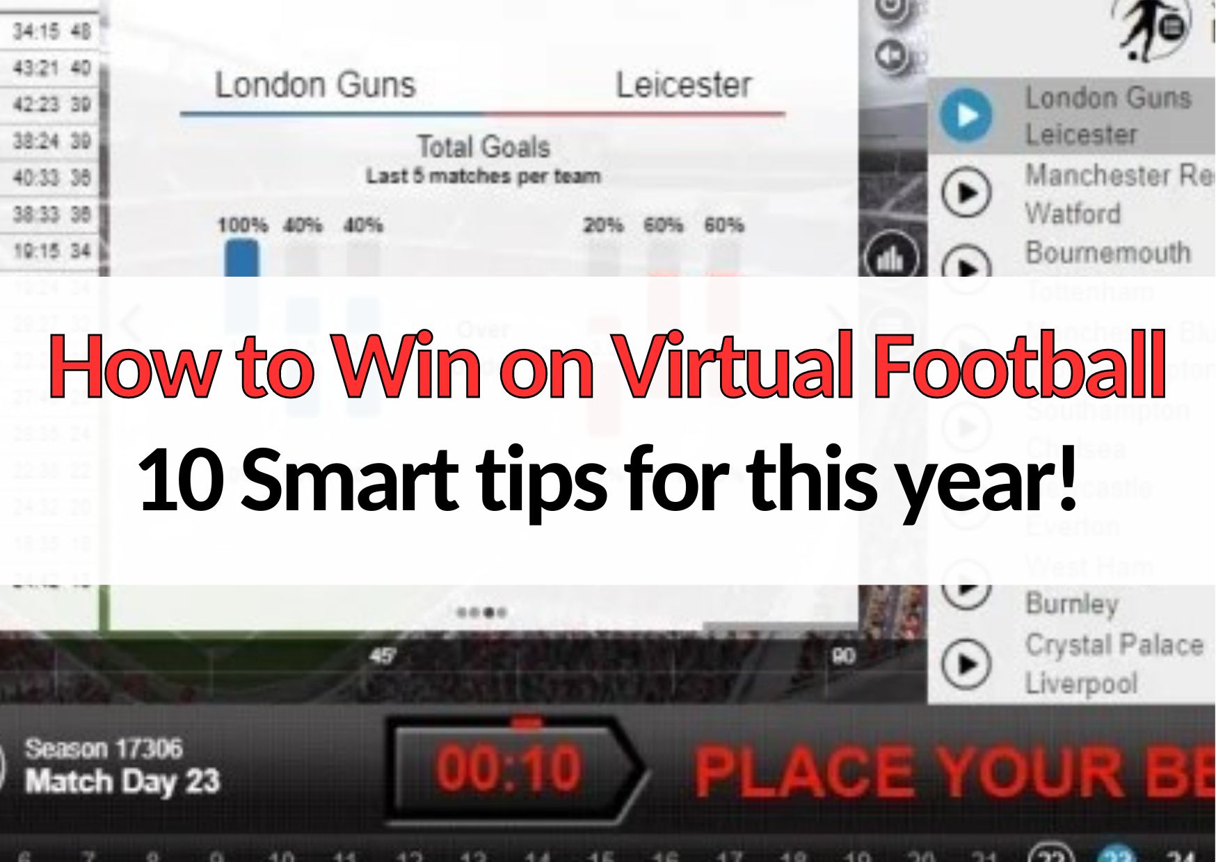 x5Bettindi จะชนะในกลยุทธ์ฟุตบอลเสมือนจริงสําหรับมือใหม่